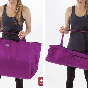 lululemon athletica Purple Yogi convertible Tote Bag